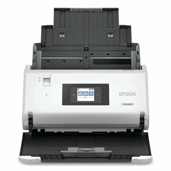 Epson DS-32000 Large-Format Scanner, Scans Up to 12"x220", 1200 dpi Opt Res, 120-Sheet Duplex Auto Feeder B11B256201